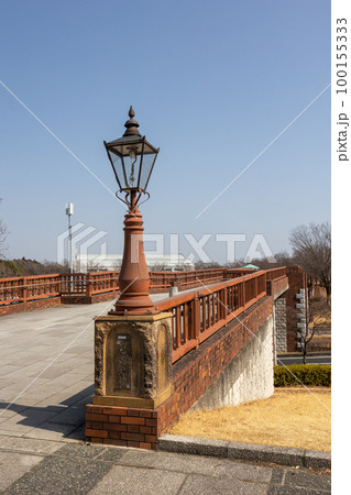 富岡市もみじ平総合公園のもみじ橋 100155333