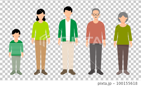 three generation family icon three generation family icon 100155618