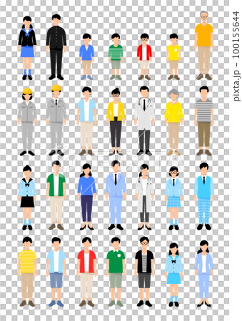 人物アイコンセット 100155644