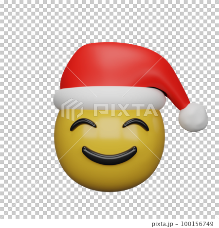 3d rendering of christmas and new year emojis 100156749