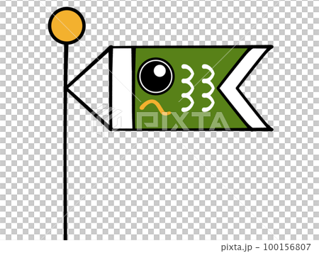 子どもの日の鯉のぼりイラスト素材 子どもの日の鯉のぼりイラスト素材 100156807