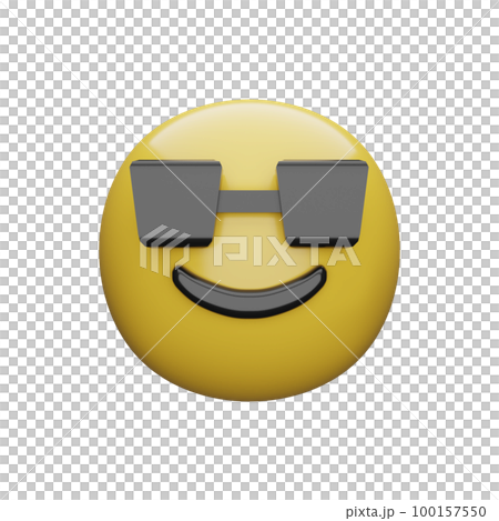 3d illustration Yellow faces.expressions and emotions 100157550