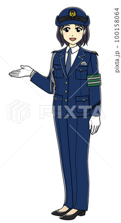 女性 警察官 制服 スラックス