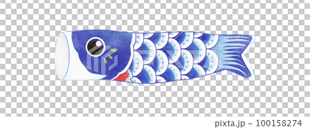 Carp streamer (child carp) illustration material 100158274