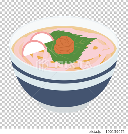 梅うどんのイラスト 100159073