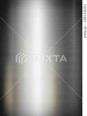 Silver brushed metal. Vertical background texture 100159201