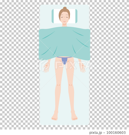 V-line脫毛治療期間的姿勢 100160603