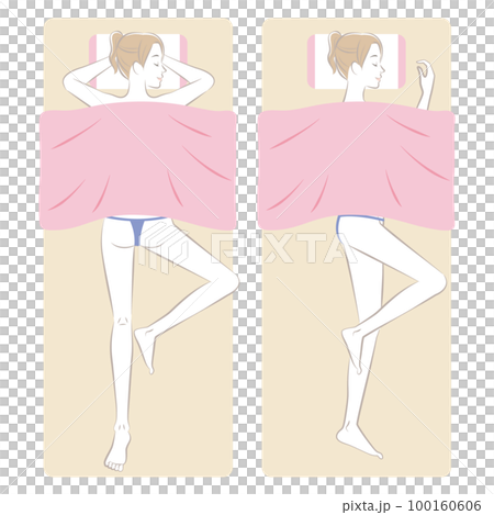 Oライン脱毛施術中の体勢 Oライン脱毛施術中の体勢 100160606