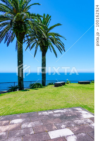 晴れ渡った日南海岸 堀切峠(宮崎県宮崎市) 晴れ渡った日南海岸 堀切峠(宮崎県宮崎市) 100162924