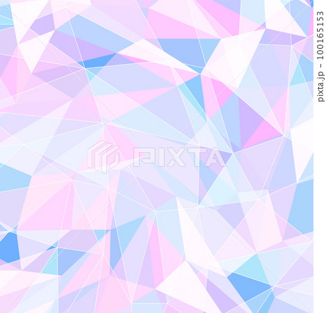 背景イラスト_三角形モザイク_パステルカラー 背景イラスト_三角形モザイク_パステルカラー 100165153