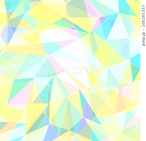 背景イラスト_三角形モザイク_パステルカラー 背景イラスト_三角形モザイク_パステルカラー 100165337
