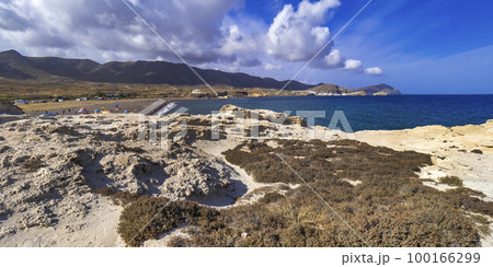 Ancient Fossil Dune, Los Escullos, Cabo de Gata-Nijar Natural Park, Spain 100166299