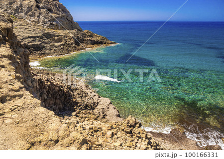 Columnar Jointing Structures Of Punta Baja, Cabo de Gata-Nijar Natural Park, Spain Columnar Jointing Structures Of Punta Baja, Cabo de Gata-Nijar Natural Park, Spain 100166331