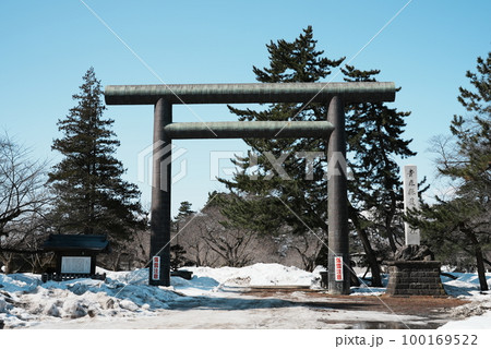 青森縣護國神社 一の鳥居 100169522