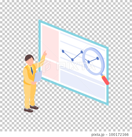 マーケティングのイラスト 100172166