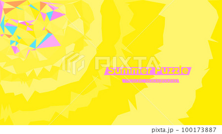 Summer creative background with triangle shape pattern Summer creative background with triangle shape pattern 100173887