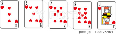 ポーカーの役 100175964