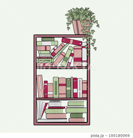 Books bookcase color 100180069