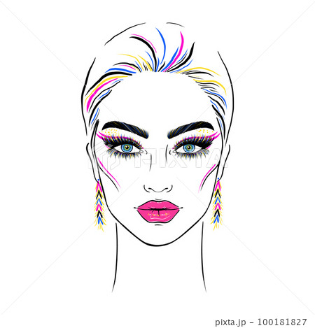Face of young woman 100181827