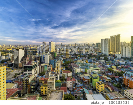 フィリピン・マニラ首都圏の街並み 俯瞰 / Metro Manila, Philippines 