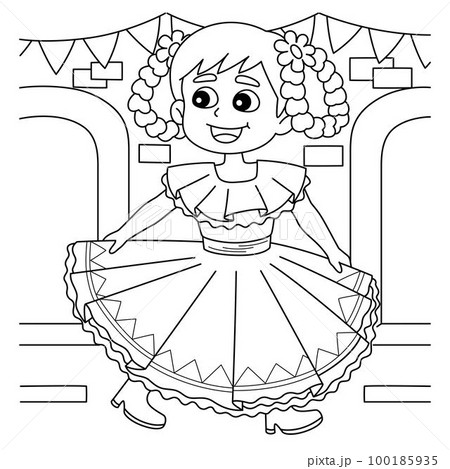 Wholesale 24 Spanish Girls/Kids Coloring Book- Assorted WHITE PAGES