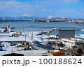 真冬の凍った港 1 北海道釧路市 100188624