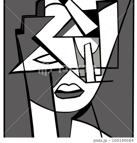 キュビズムな絵画のイラスト素材 [100190084] - PIXTA