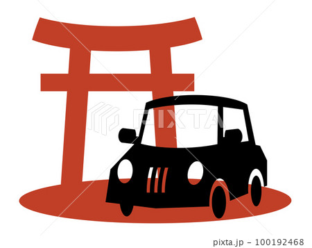 和風チックな車のイラスト 和風チックな車のイラスト 100192468