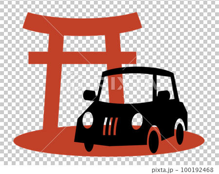 和風チックな車のイラスト 和風チックな車のイラスト 100192468