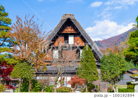 秋の白川郷 神田家 秋の白川郷 神田家 100192894