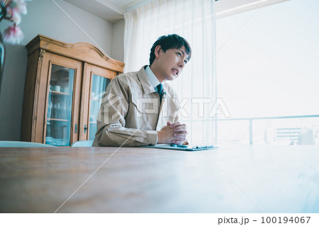 家に来た業者 100194067