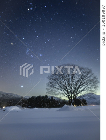 六呂師高原の星空 100199997