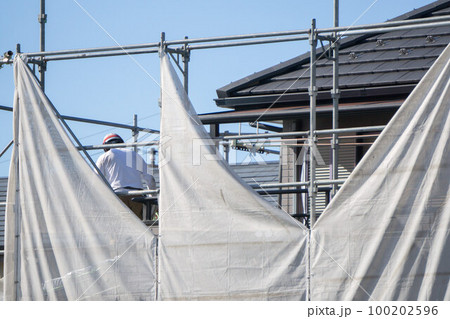 修繕工事　目隠し 100202596