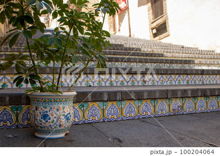 staircase of Santa Maria del Monte in Caltagirone staircase of Santa Maria del Monte in Caltagirone 100204064