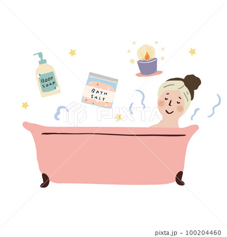 お風呂に入る人 お風呂に入る人 100204460