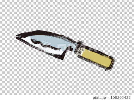 【包丁】手描き筆書きイラスト 100205423