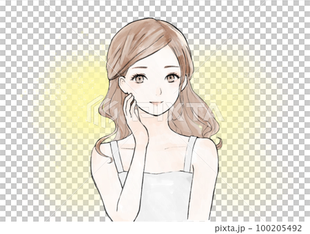Female beauty image illustration 100205492
