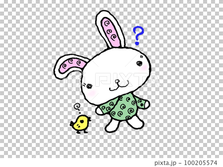 空飛ぶスターうさぎ_唐草模様 空飛ぶスターうさぎ_唐草模様 100205574