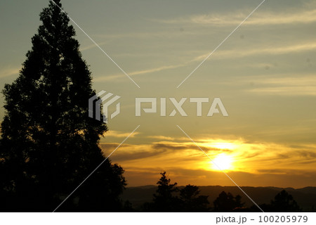 2月堂の夕日 2月堂の夕日 100205979