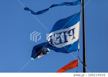 風で靡く旗 風で靡く旗 100214010