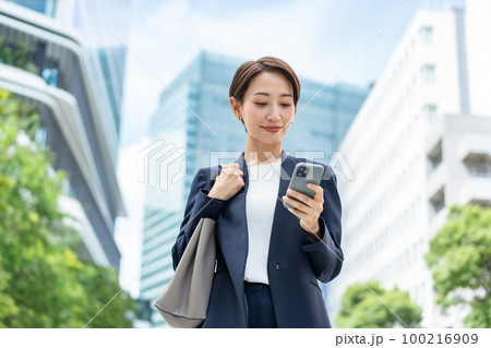 ビジネスシーン ミドル 女性 ビジネスシーン ミドル 女性 100216909