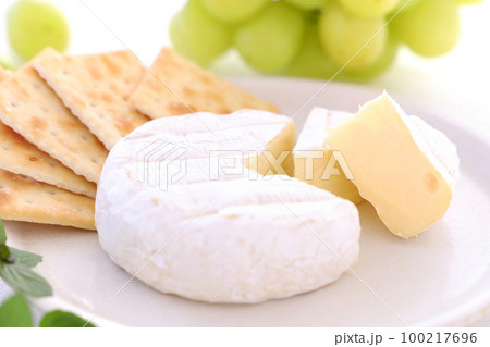 カマンベールチーズとクラッカー 100217696