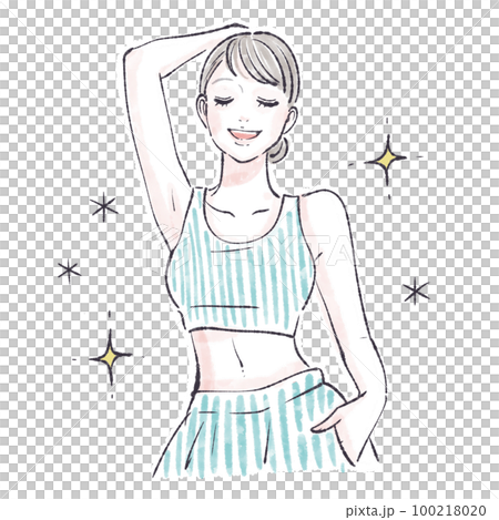 Armpit/Armpit hair/Waste hair/Waste hair treatment/Esthetic/Woman stomach/Intestinal activity/Before/After/Aunt body shape/Aging/ Armpit/Armpit hair/Waste hair/Waste hair treatment/Esthetic/Woman stomach/Intestinal activity/Before/After/Aunt body shape/Aging/ 100218020