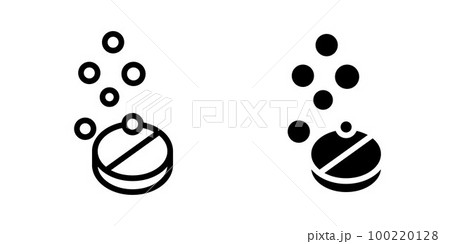 Illustration Vector Graphic of Pill icon Illustration Vector Graphic of Pill icon 100220128