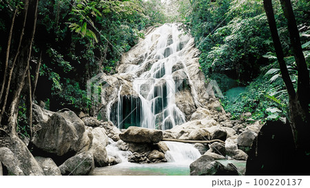 滝 滝つぼ 背景素材 滝 滝つぼ 背景素材 100220137