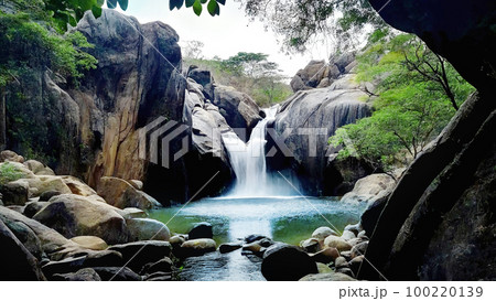 滝 滝つぼ 背景素材 滝 滝つぼ 背景素材 100220139