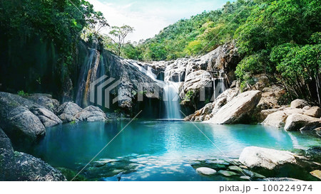 滝 滝つぼ 背景素材 滝 滝つぼ 背景素材 100224974