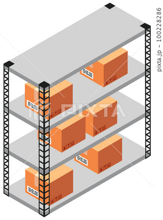 Shelving with gifts in delivery service. Warehouse for storing parcels for shipment from china Shelving with gifts in delivery service. Warehouse for storing parcels for shipment from china 100228286