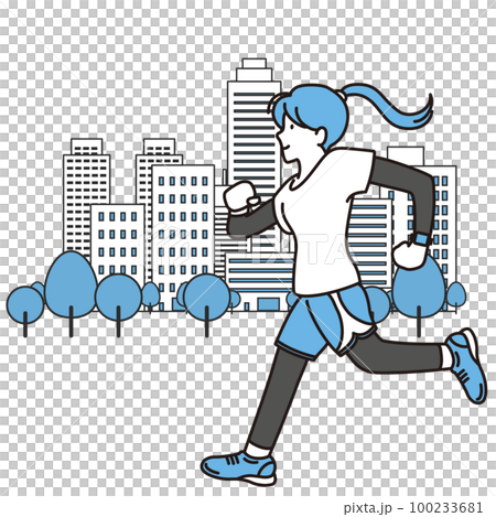 慢跑跑步運動材料 100233681