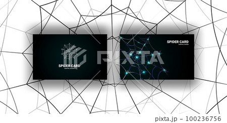 card design background spider webs sustaible use for cover, poster, banners, etc. 100236756